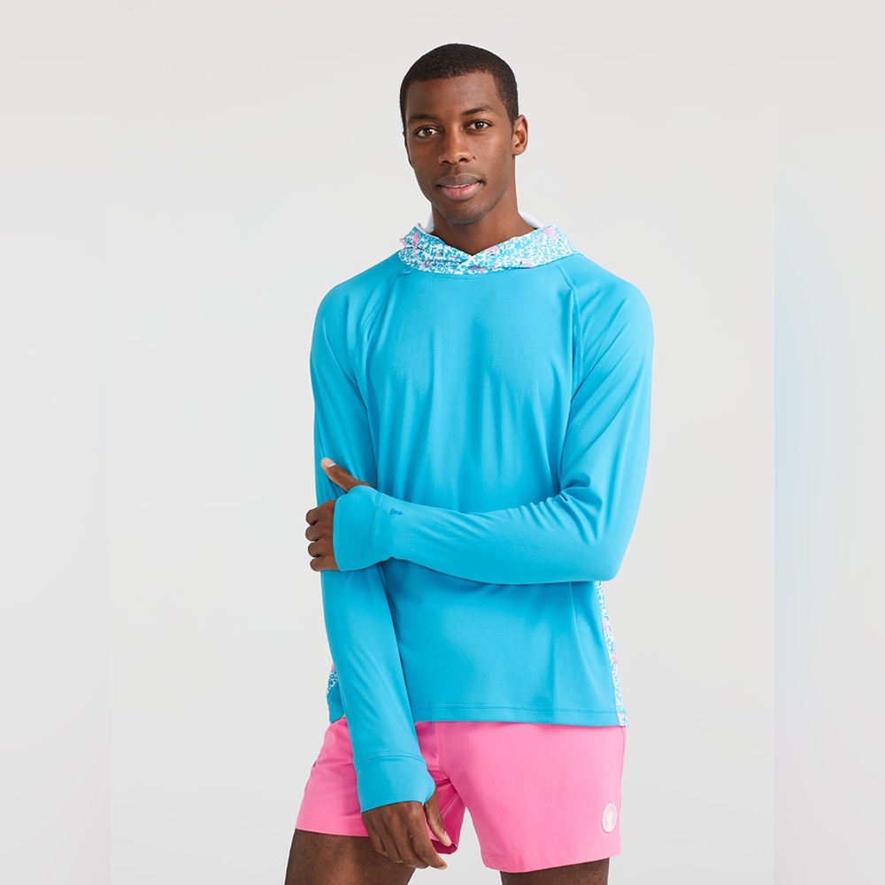 Chubbies The Mingo Lingo Lightweight UPF 50+ Performance Sun Hoodie - Size M